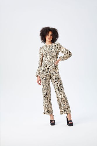 Womens Harper Swirl Print Jumpsuit - - 14 - NastyGal UK (+IE) - Modalova