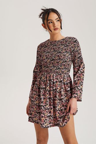 Womens Revel Floral Ruched Mini Dress - - 12 - Urban Bliss - Modalova