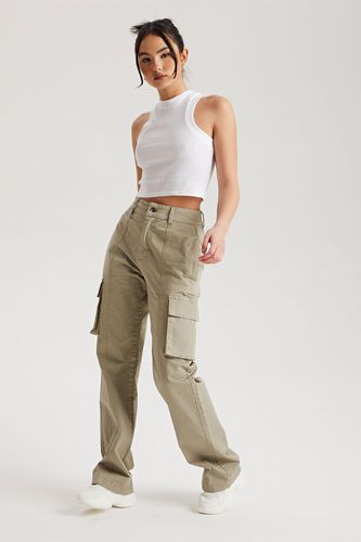 Womens Wide Leg Cargo trousers - - 8 - NastyGal UK (+IE) - Modalova