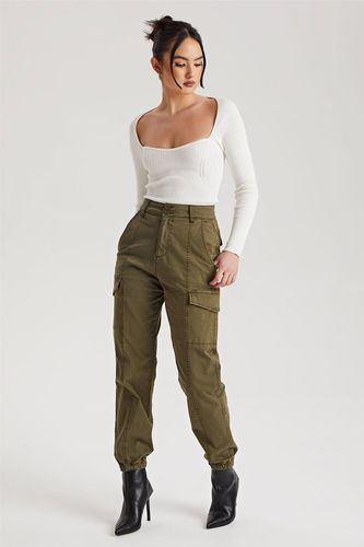 Womens Cuffed Cargo trousers - - 10 - NastyGal UK (+IE) - Modalova