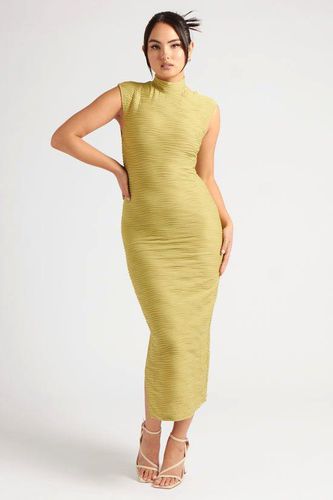 Womens Textured Column Midi Dress - 8 - NastyGal UK (+IE) - Modalova