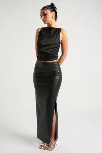 Womens Maxi Side Split PU Skirt - - 16 - NastyGal UK (+IE) - Modalova