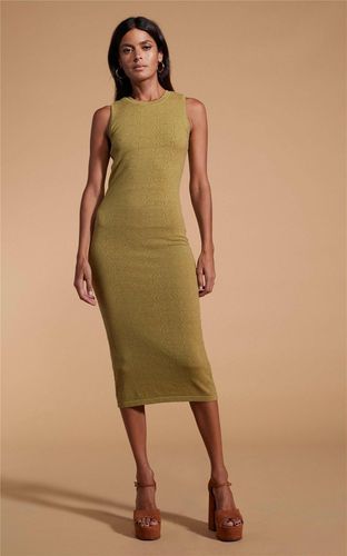 Womens Cleo Pointelle Midi Dress Casual Stylish Sleeveless Bodycon Outfit - - 12 - NastyGal UK (+IE) - Modalova