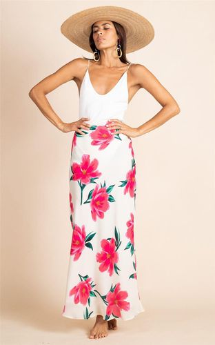 Womens Sophie Floral Print Maxi Skirt Stylish Flowy High Waisted Outfit - - 6 - NastyGal UK (+IE) - Modalova