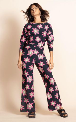 Womens La Vita Bella Floral Print Lounge Set Soft Stretchy Wide Leg Outfit - - 6 - NastyGal UK (+IE) - Modalova
