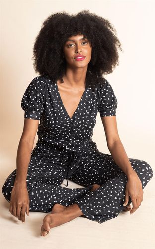 Womens Kooki Abstract Print Knitted Cardigan Short Sleeve V-Neck Jumper - - 6 - NastyGal UK (+IE) - Modalova