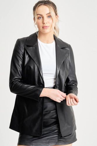 Womens Real Leather Blazer - - 10 - Barneys Originals - Modalova