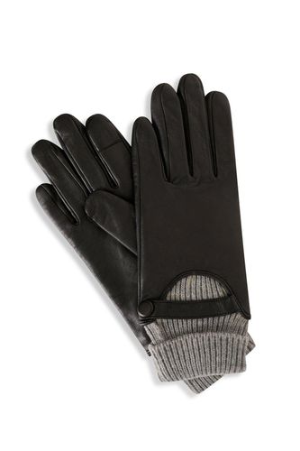Womens Gift Boxed Knitted Cuff Leather Gloves - - M/L - NastyGal UK (+IE) - Modalova
