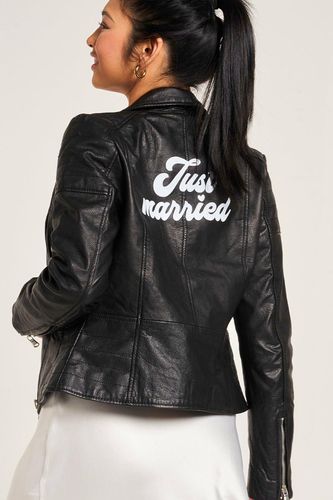 Womens Just Married Leather Jacket - - 14 - Barneys Originals - Modalova