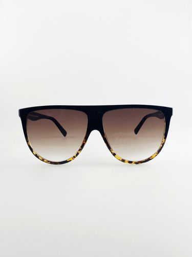 Ombre Lens Oversized Sunglasses In Tortoise Shell - - One Size - SVNX - Modalova