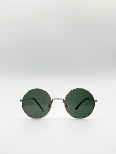 Classic Metal Round Sunglasses With Tinted Lenses - One Size - NastyGal UK (+IE) - Modalova