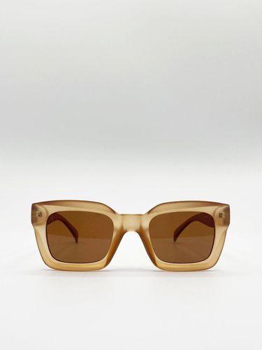 Oversized Matte Crystal Frame Cateye Sunglasses - - One Size - NastyGal UK (+IE) - Modalova