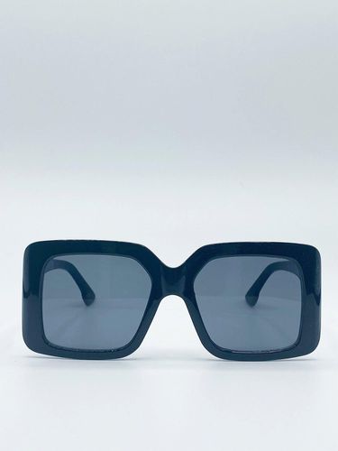 Oversized Plastic Frame Square Sunglasses - - One Size - SVNX - Modalova