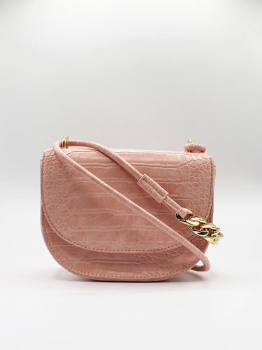 Womens Oval Shoulder Bag with chain detailing - - One Size - NastyGal UK (+IE) - Modalova