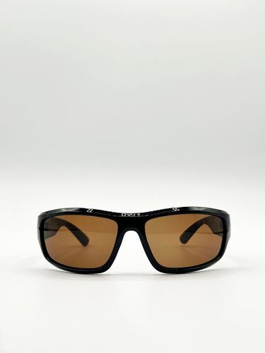Racer Style Sunglasses with Brown Lenses - - One Size - NastyGal UK (+IE) - Modalova