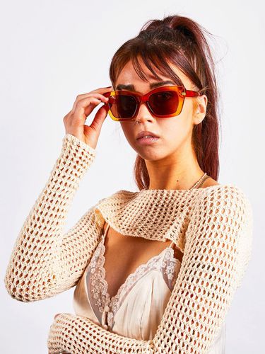 Womens Cat Eye Angular Sunglasses - One Size - SVNX - Modalova