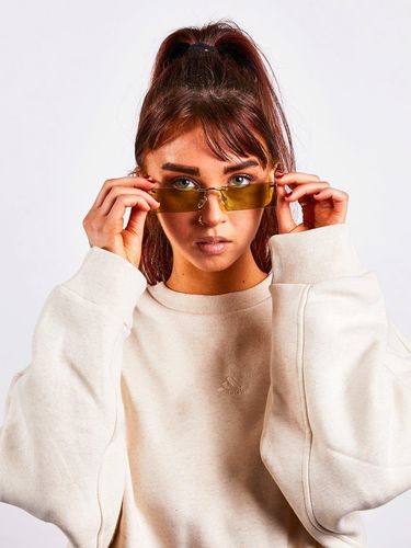 Womens Lense Frameless Sunglasses with Metal Arms - One Size - SVNX - Modalova