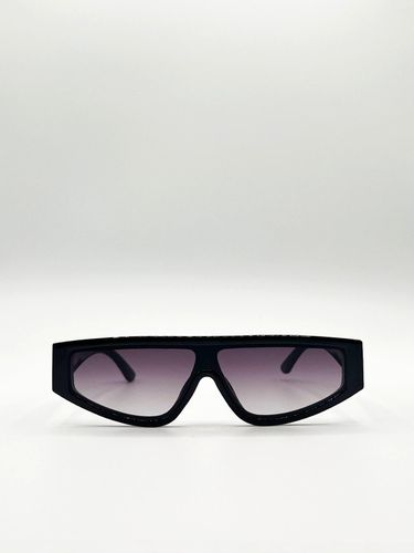 Womens Oversized Angular Racer Style Sunglasses - - One Size - NastyGal UK (+IE) - Modalova