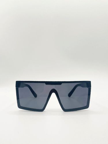 Womens Oversized Flat Top Square Frame Sunglasses - One Size - NastyGal UK (+IE) - Modalova