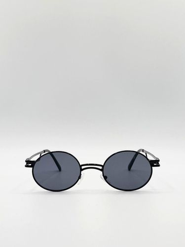 Womens Retro Round Sunglasses in - One Size - SVNX - Modalova