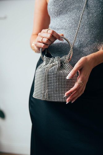 Womens Crystal Bucket Bag with top handle - - One Size - NastyGal UK (+IE) - Modalova