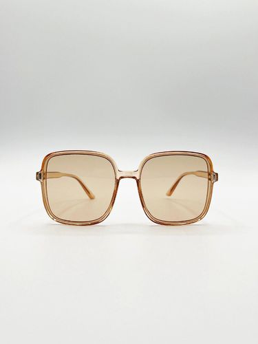 Womens Oversized Lightweight Square Frame Sunglasses in Light - One Size - NastyGal UK (+IE) - Modalova