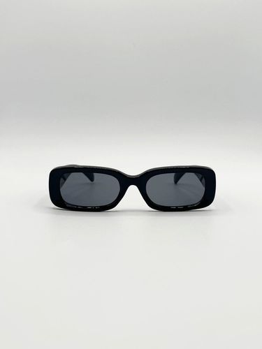 Womens Thin Rectangular Sunglasses in - One Size - SVNX - Modalova