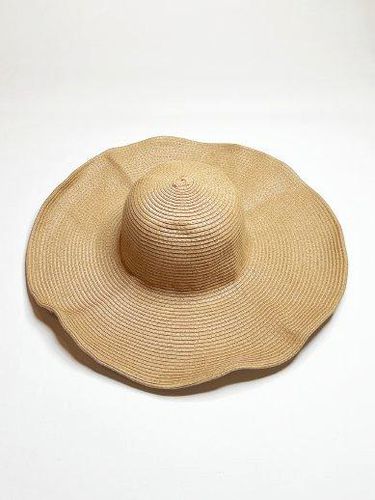 Womens Oversized Straw Summer Hat - - One Size - SVNX - Modalova