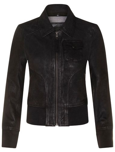 Womens Leather MA-1 Varsity Jacket-Ann Arbor - - 8 - NastyGal UK (+IE) - Modalova