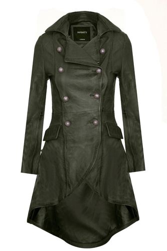 Womens Gothic Victorian Coat-Accra - - 10 - Infinity Leather - Modalova