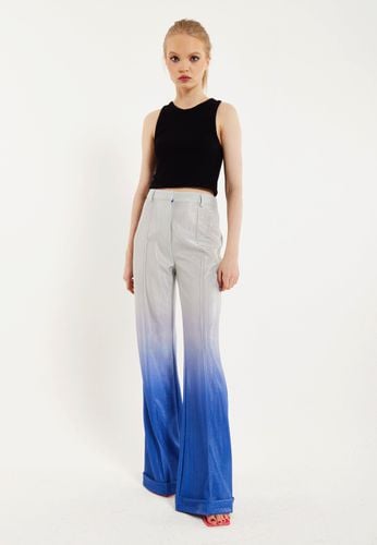 Womens Ombre Shimmer Trousers In Blue And Silver - - 8 - NastyGal UK (+IE) - Modalova