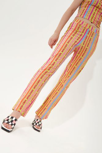 Womens Multicolour Striped Jersey Trousers - XS - House of Holland - Modalova