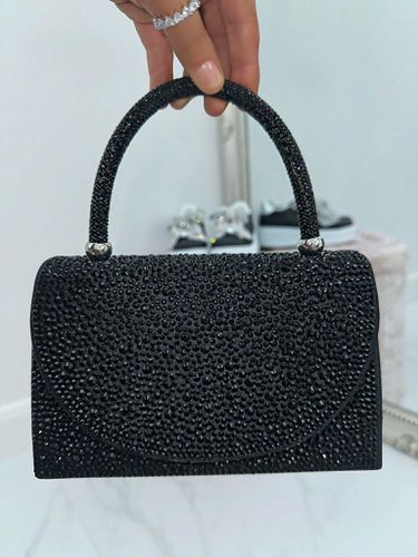 Womens Crystal Rhinestone Envelope Handbag - - One Size - Love Lemonade - Modalova