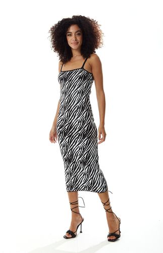 Womens Knitted Dress in Black and White Zebra Pattern - - S/M - NastyGal UK (+IE) - Modalova