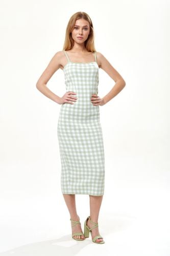 Womens Knitted Dress in and White Check - S/M - NastyGal UK (+IE) - Modalova