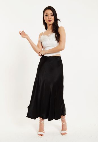 Womens Bias Cut Satin Skirt - One Size - NastyGal UK (+IE) - Modalova