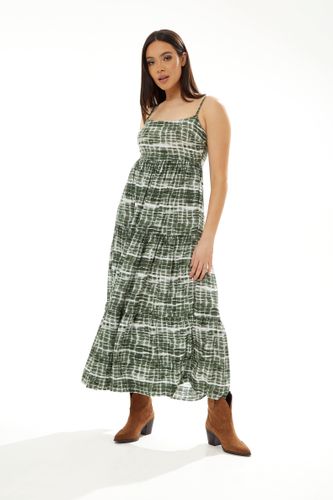 Womens Khaki Tie Dye Cami Maxi Dress - - S - NastyGal UK (+IE) - Modalova
