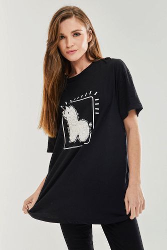 Womens Llama oversized T-Shirt in - S - NastyGal UK (+IE) - Modalova