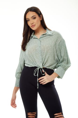 Womens Mint Green Crop Shirt - M - NastyGal UK (+IE) - Modalova