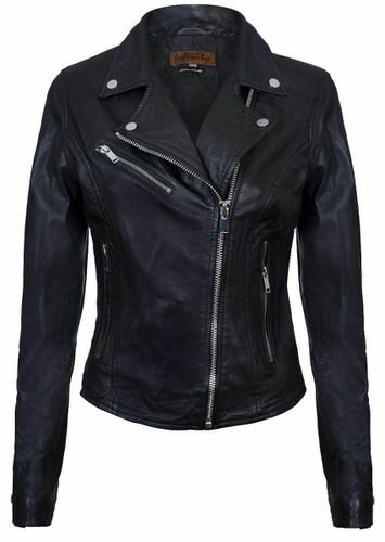Womens Classic Leather Brando Biker Jacket-Loughton - - 14 - NastyGal UK (+IE) - Modalova
