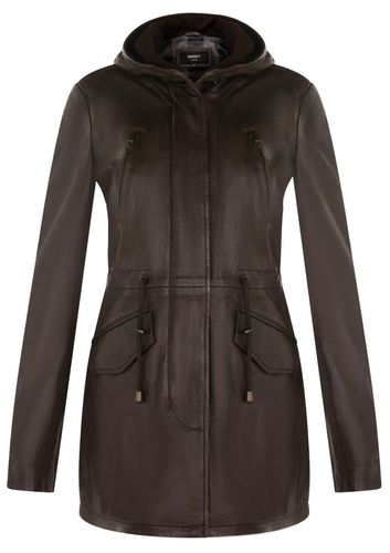 Womens Mid Length Hooded Parka Jacket-Oakengates - - 16 - Infinity Leather - Modalova