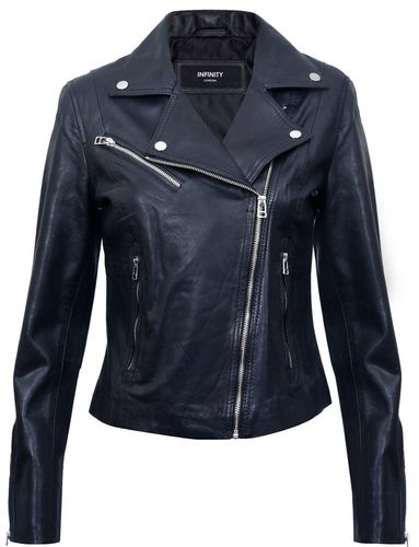 Womens Smart Leather Biker Jacket-Matlock - - 18 - Infinity Leather - Modalova