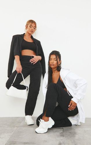 Womens Black Mom Jeans - 4 - NastyGal UK (+IE) - Modalova