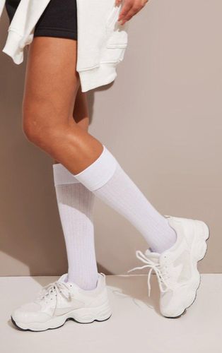 Womens Ribbed Knee High Football Socks - One Size - NastyGal UK (+IE) - Modalova