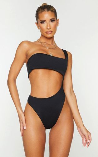 Womens One Shoulder Cut Out Swimsuit - 4 - NastyGal UK (+IE) - Modalova