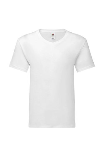 Original V Neck T-Shirt - White - S - Fruit of the Loom - Modalova