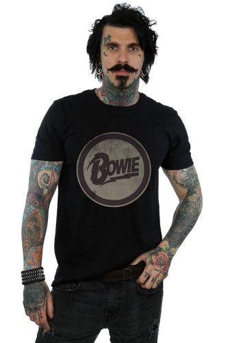 Circle Logo T-Shirt - Black - S - David Bowie - Modalova