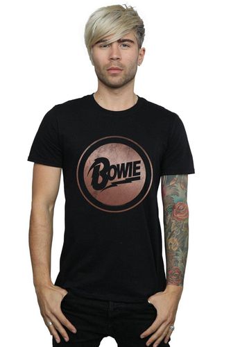 Rose Gold Circle T-Shirt - - S - David Bowie - Modalova