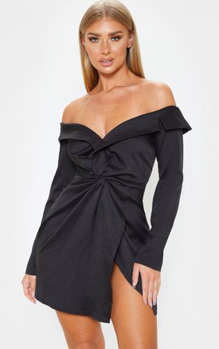 Womens Bardot Knot Detail Blazer Dress - 4 - NastyGal UK (+IE) - Modalova