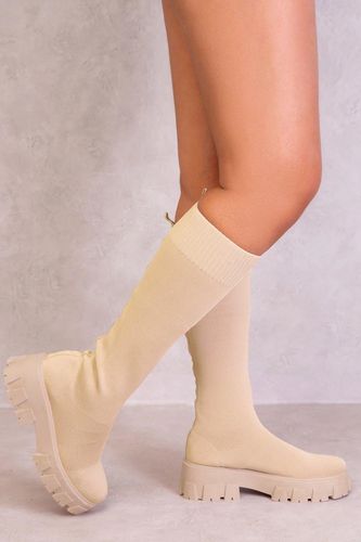 Womens 'Charmaine' Chunky Knee High Boots - - 8 - NastyGal UK (+IE) - Modalova